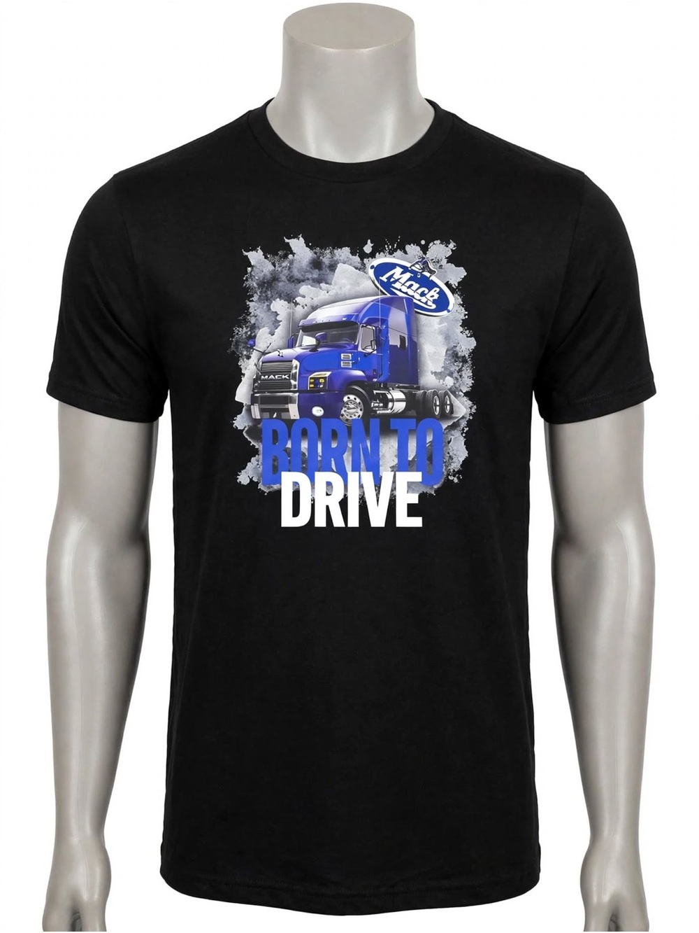 Black Born To Drive Graphic Tee